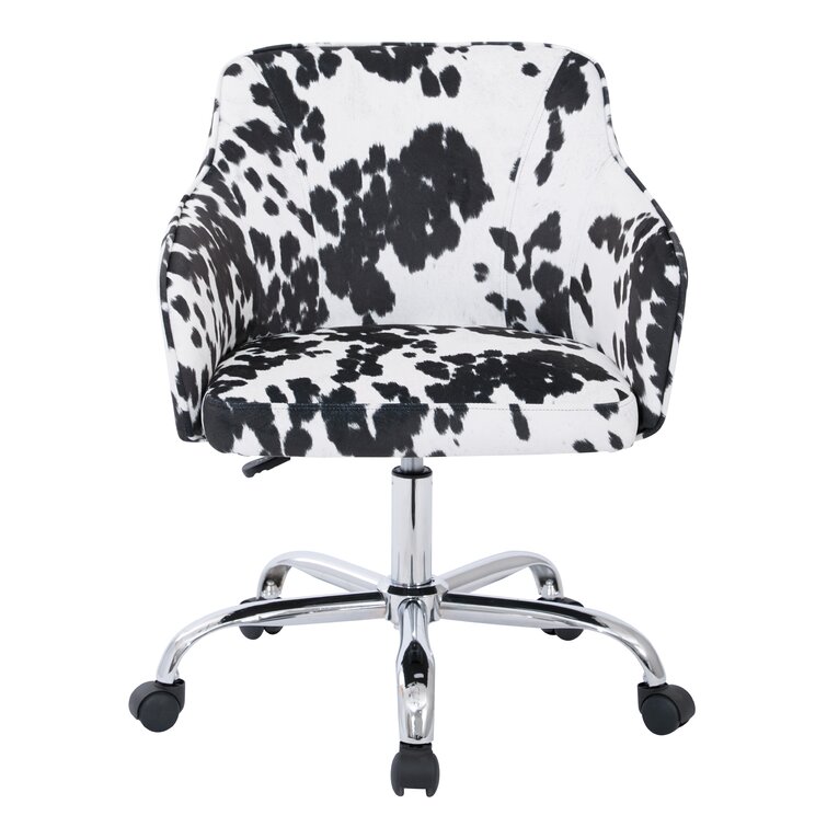 Animal print office online chair